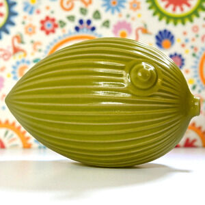 Jonathan Adler Puffer Blow Fish Green Menagerie Series Sculpture Ceramic Pottery